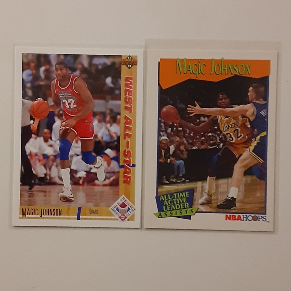 MAGIC JOHNSON BASKETBALL CARDS